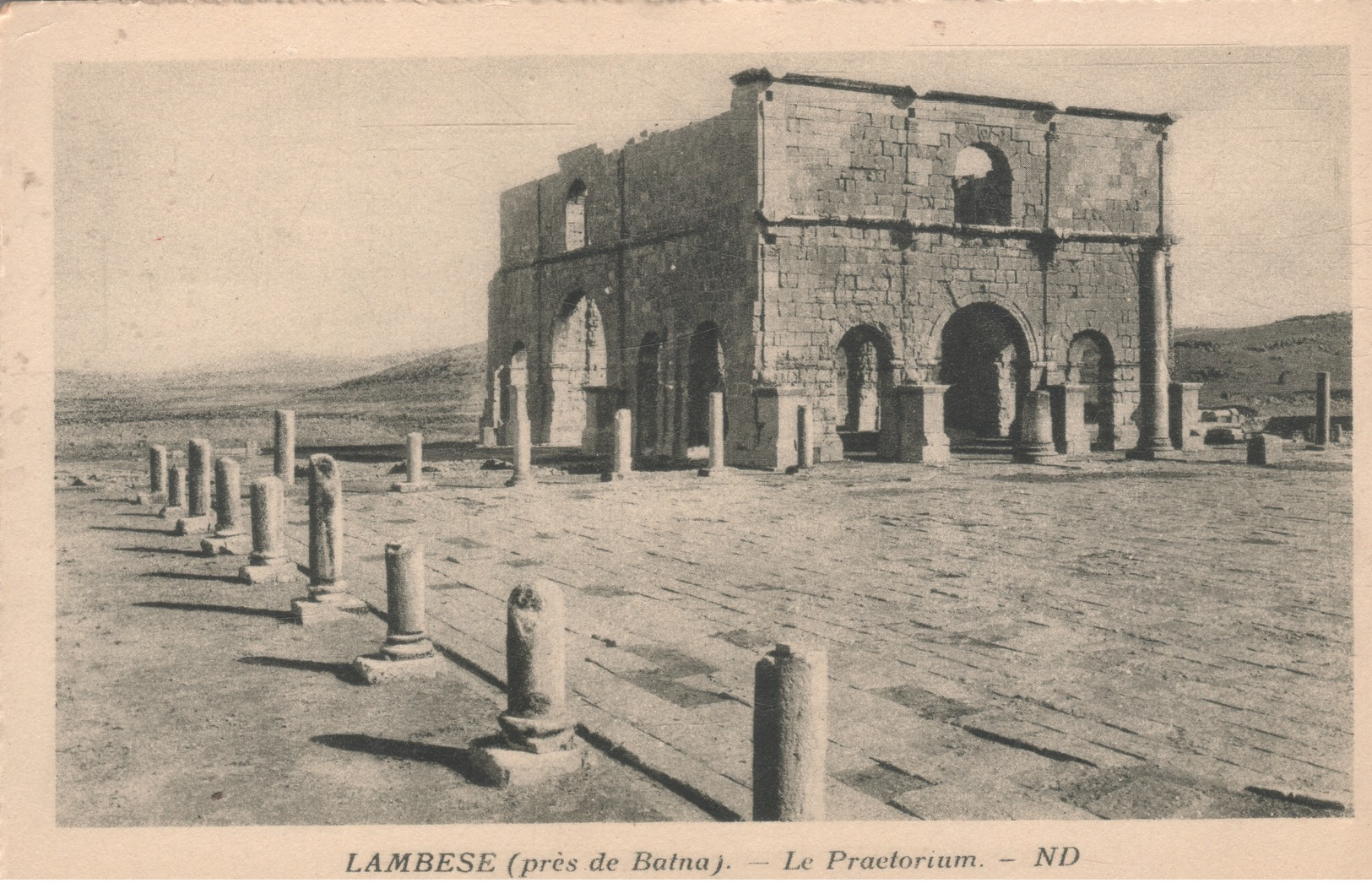 ALG085 CPA -   LAMBESE (pres De Batna)    Le Praetorium       NV - Batna