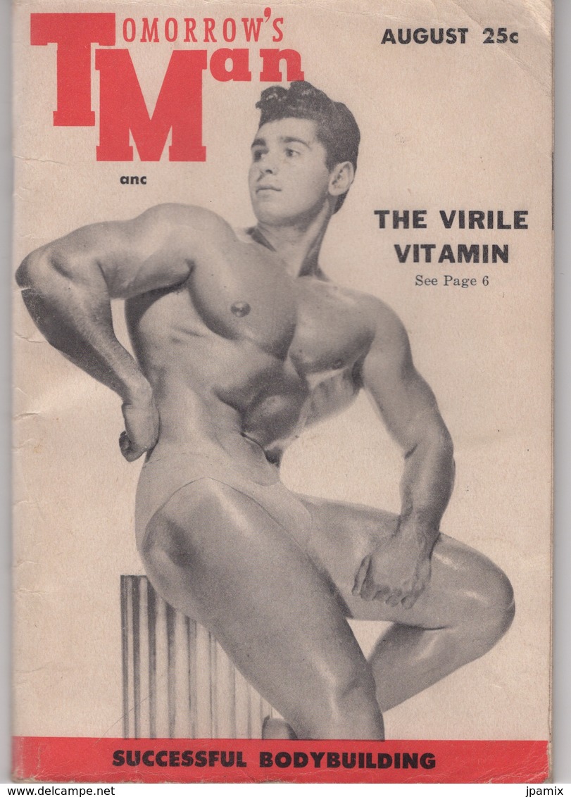 Bulletin ( Revue ) "Tomorrow's Man" Août 1955 , Bodybuilding ( Nombreuses Photos ) édité In U.S.A. - 1950-Aujourd'hui