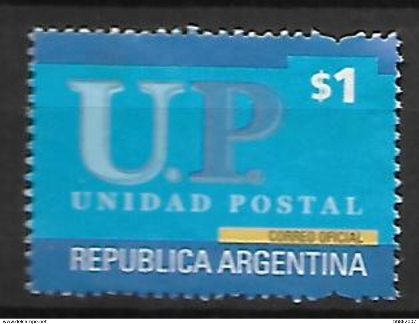 ARGENTINE    -   Oficial  -   Unidad Postal , Oblitéré - Service