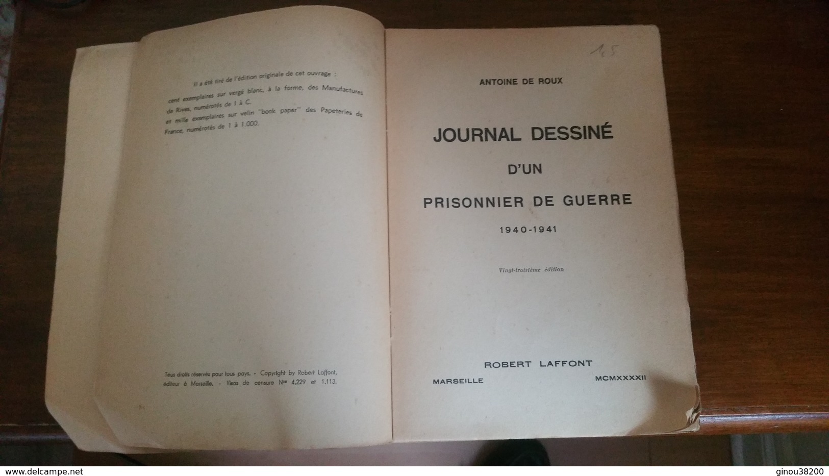 Journal Dessiné D'un Prisonnier De  Guerre 1940-1941 - Autres & Non Classés