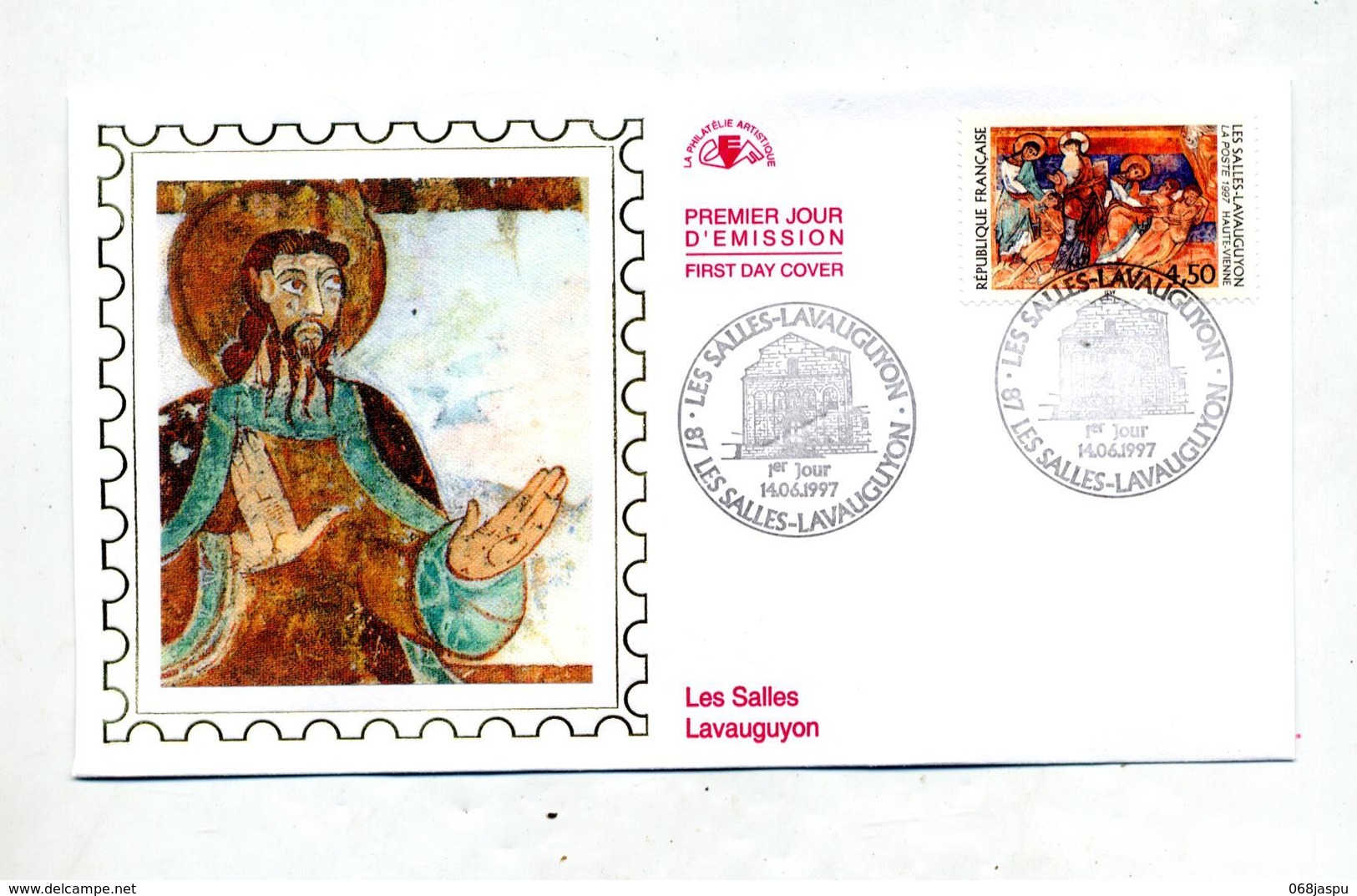 Lettre Fdc 1997 Les Salles Lavauguyon - 1990-1999