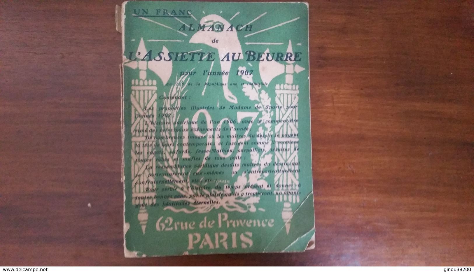Almanach De L'assiette Au Beurre De L'année 1907 - Autres & Non Classés