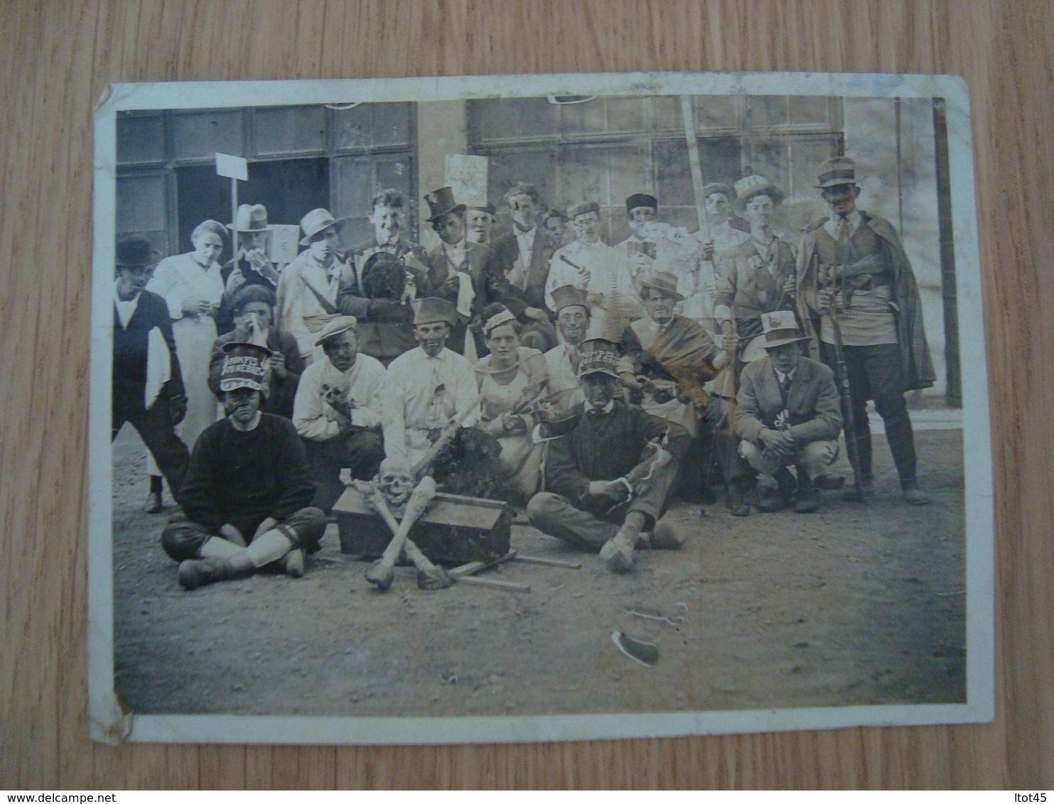 PHOTO GROUPES DE PERSONNES PERE CENT DE LA TROUS 1929-32 - Personnes Anonymes