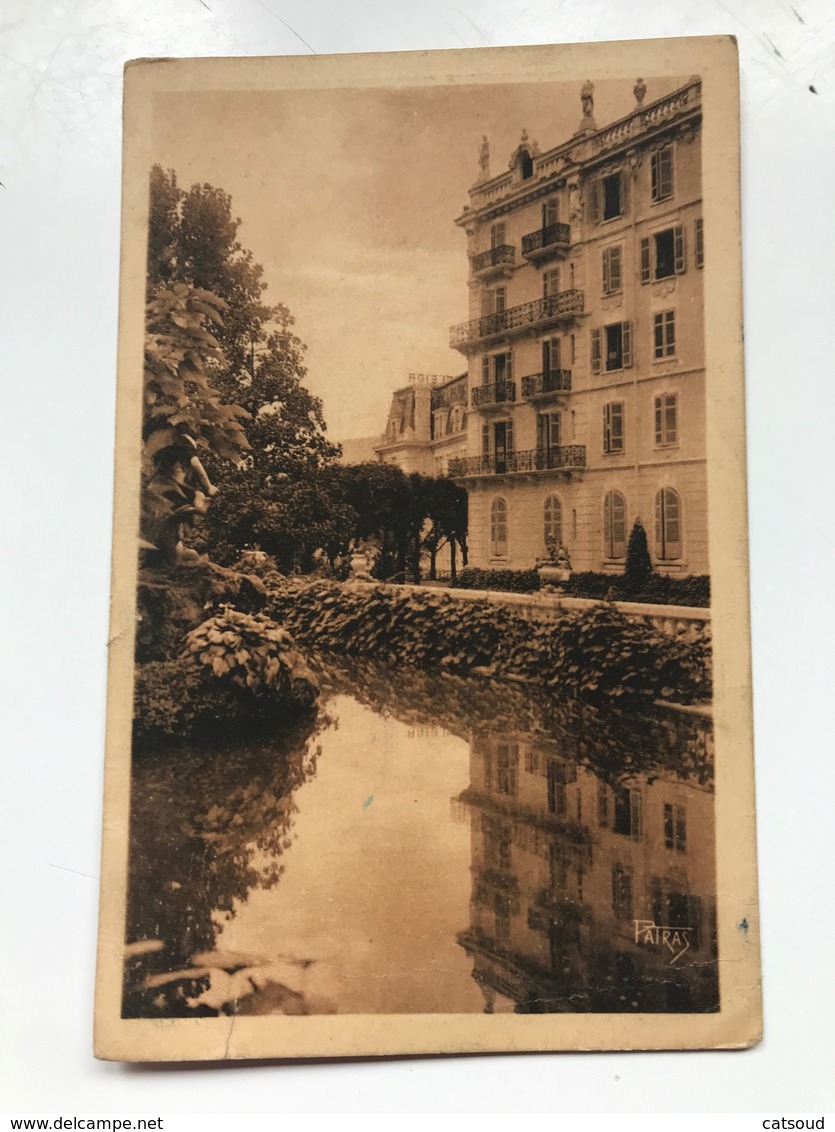 Carte Postale Ancienne AIX-les-Bains Hôtels SPLENDIDE & EXELSIOR - Aix Les Bains