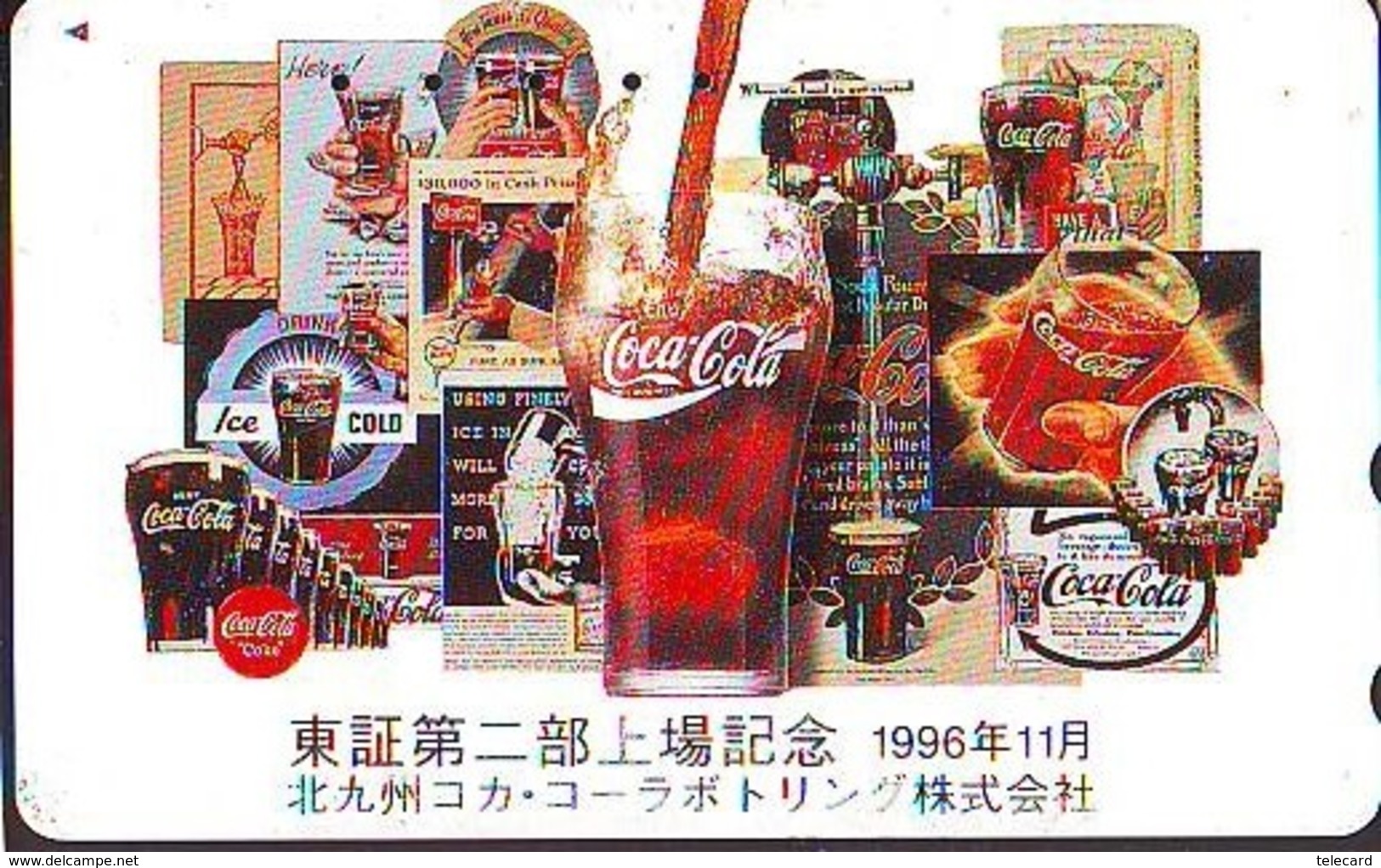 Telecarte Japon *  COCA COLA *  (2157) Japan Phonecard * TELEFONKARTE * - Publicité