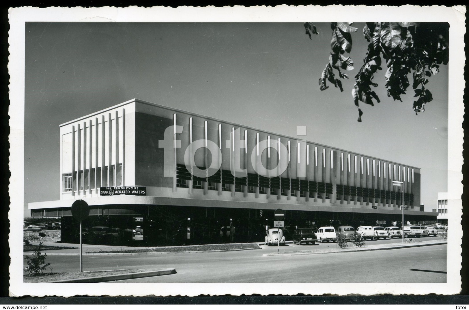 1963 REAL PHOTO FOTO POSTCARD VW VOLKSWAGEN BEETLE OVAL ZIMBABWE  AFRICA AFRIQUE CARTE POSTALE RHODESIA STAMPED TIMBRE - Zimbabwe