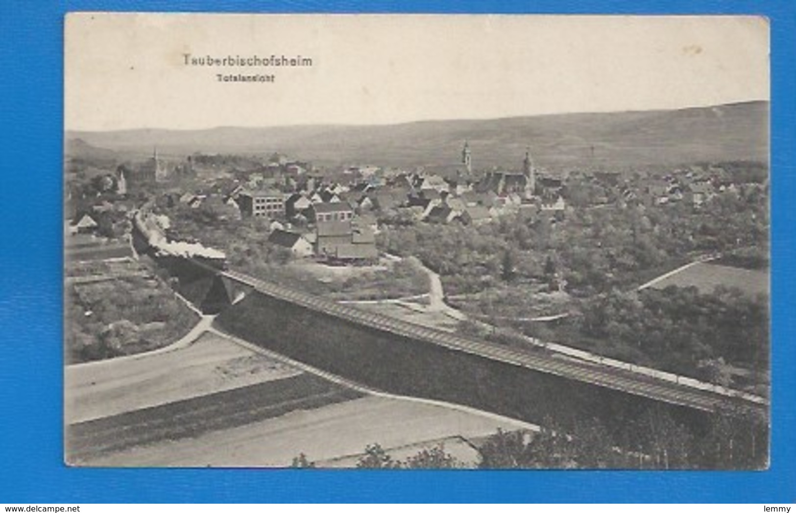 TAUBERBISCHOFSHEIM - TOTALANSICHT - VUE PANORAMIQUE - Tauberbischofsheim