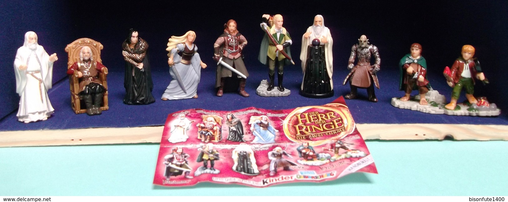 Kinder 2003 : Série Complète Seigneur Des Anneaux ( 3ème Série ) Comportant 10 Figurines. ( SUPERBE ! ) - Komplettsets