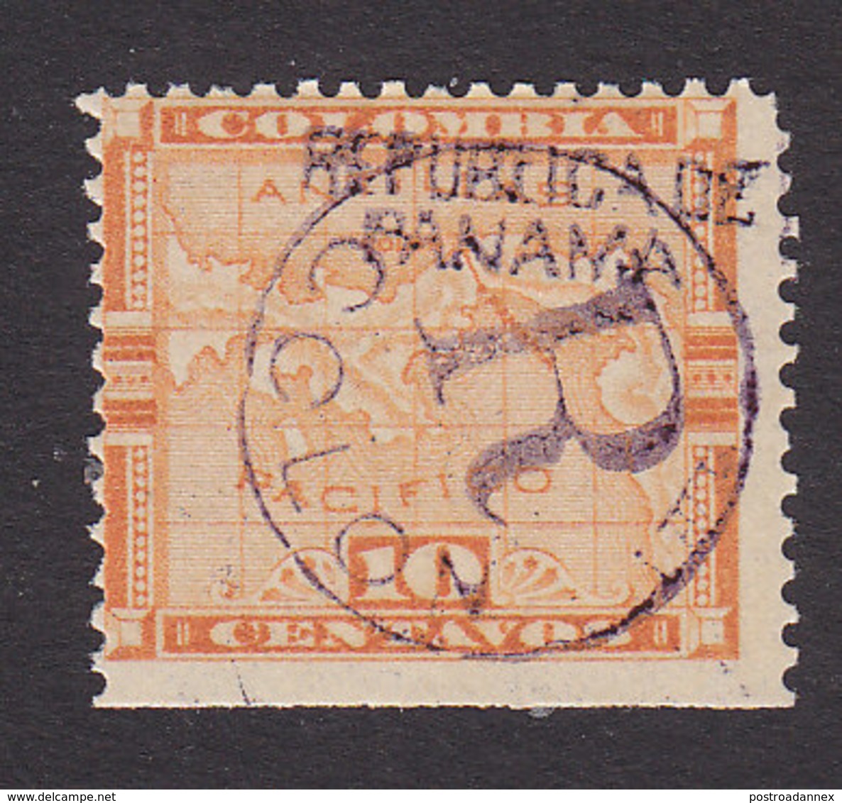 Panama, Scott #F12, Mint Hinged, Registration Stamp, Issued 1903 - Panama