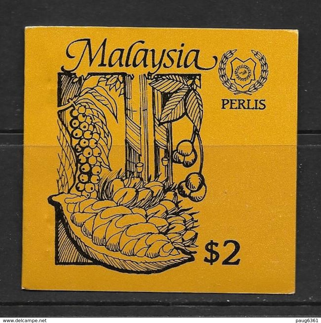 MALAYSIA-PERLIS 1987 CARNET AGRICULTURE  YVERT N°  NEUF MNH** - Malaysia (1964-...)