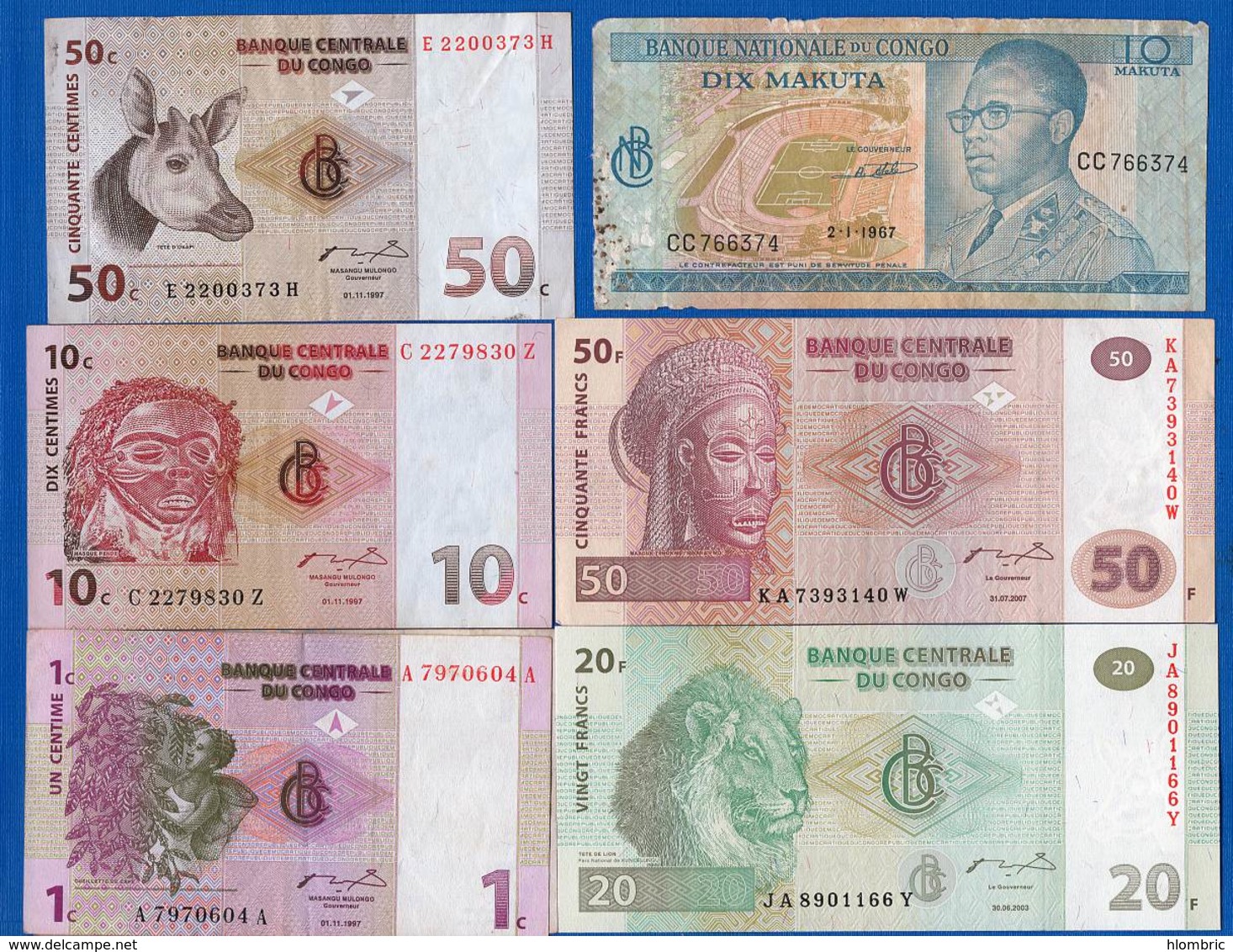 Conco  10  Billets  Dans  L'etat - République Du Congo (Congo-Brazzaville)