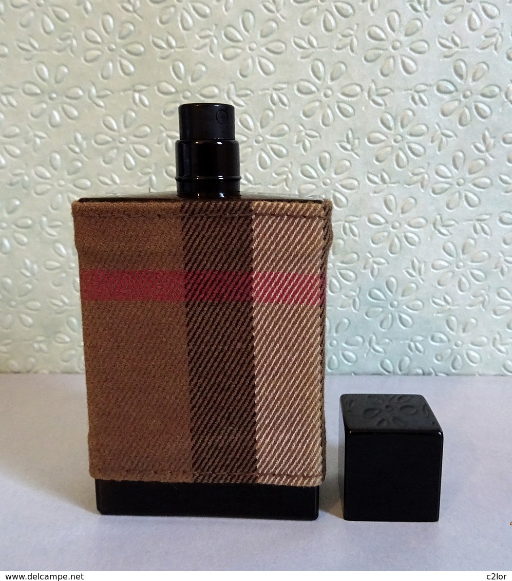 Flacon "BURBERRY LONDON FOR MEN" De BURBERRY Eau De Toilette 50 Ml VIDE/EMPTY - Flacons (vides)