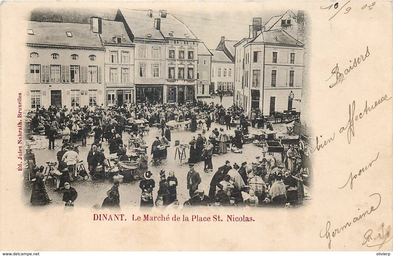 Belgique - Dinant - Le Marché De La Place St. Nicolas - Dinant