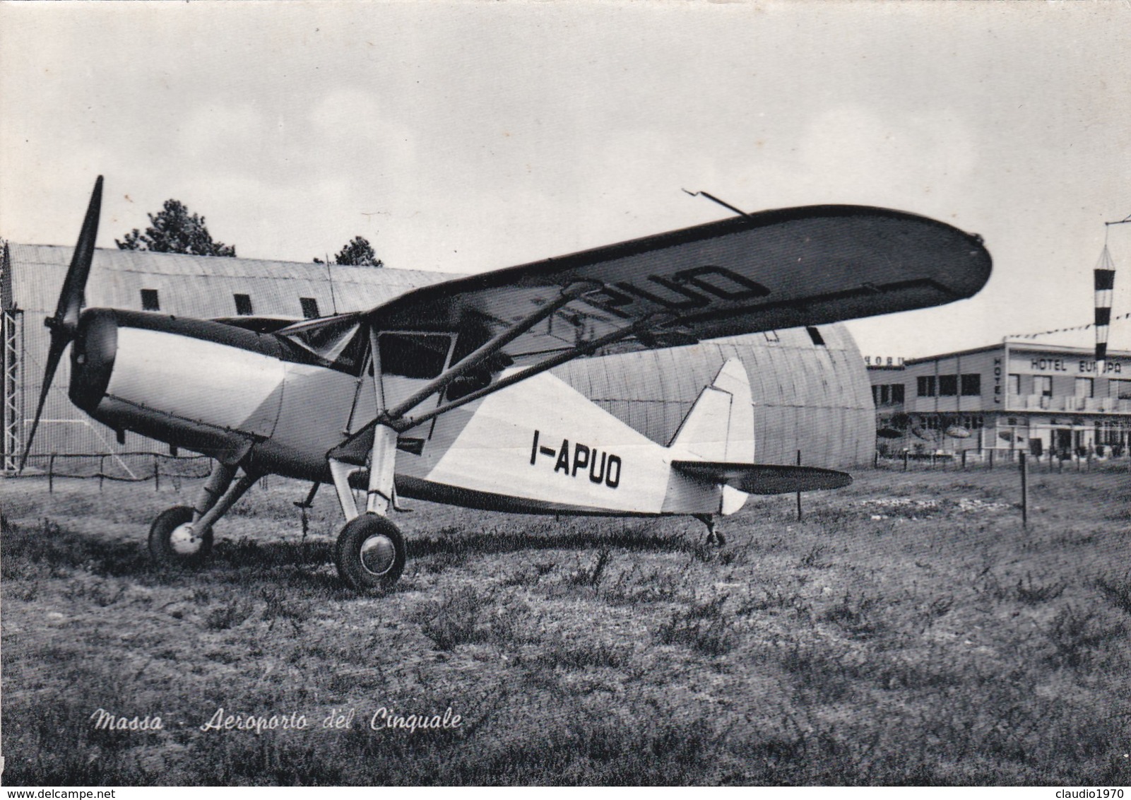 CARTOLINA - POSTCARD - MASSA - AEROPORTO DEL CINQUALE - Massa