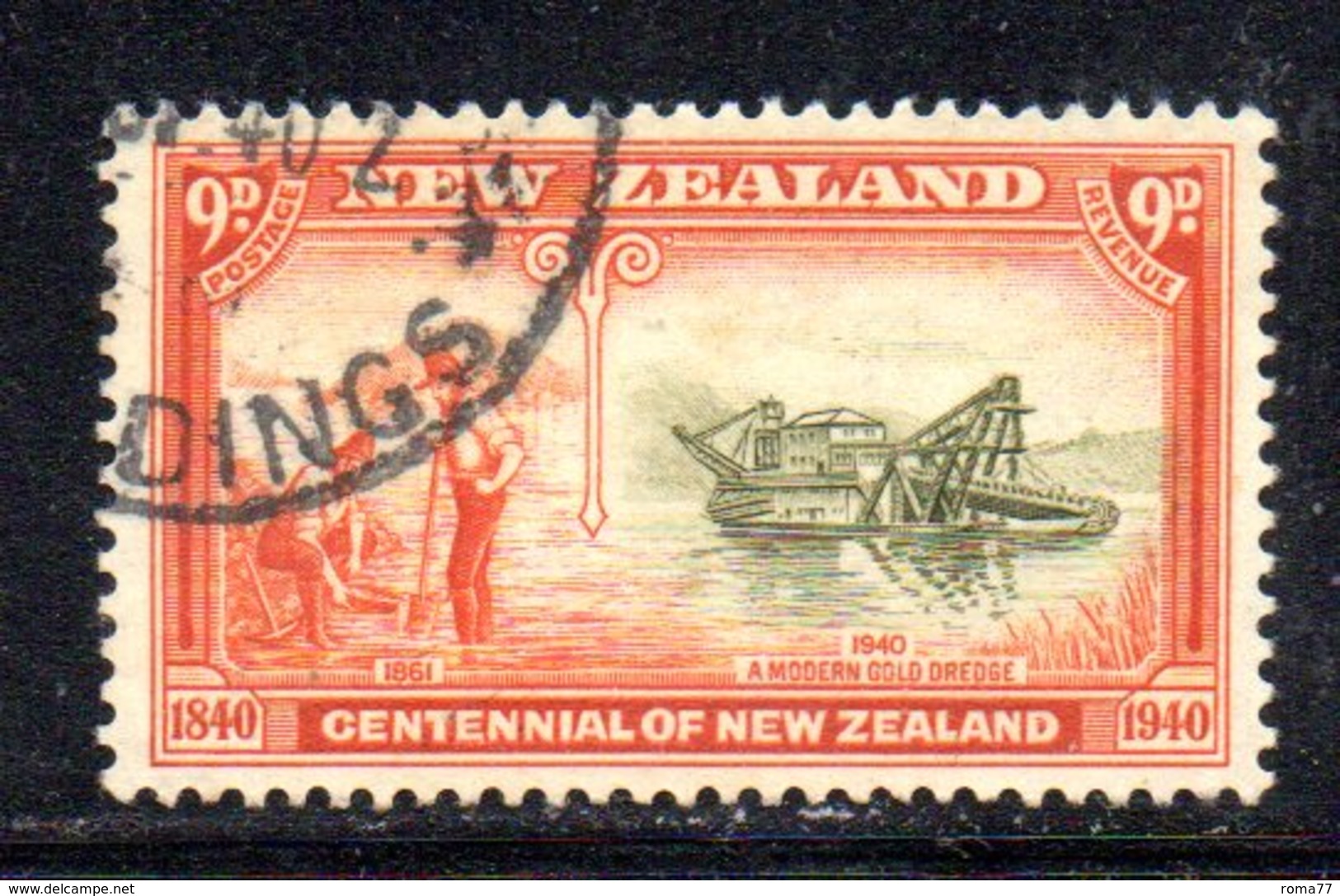 CI1037 - NUOVA ZELANDA 1936 , 9 P.  Yvert N. 223   Usato (2380A) Multi NZstar - Usati