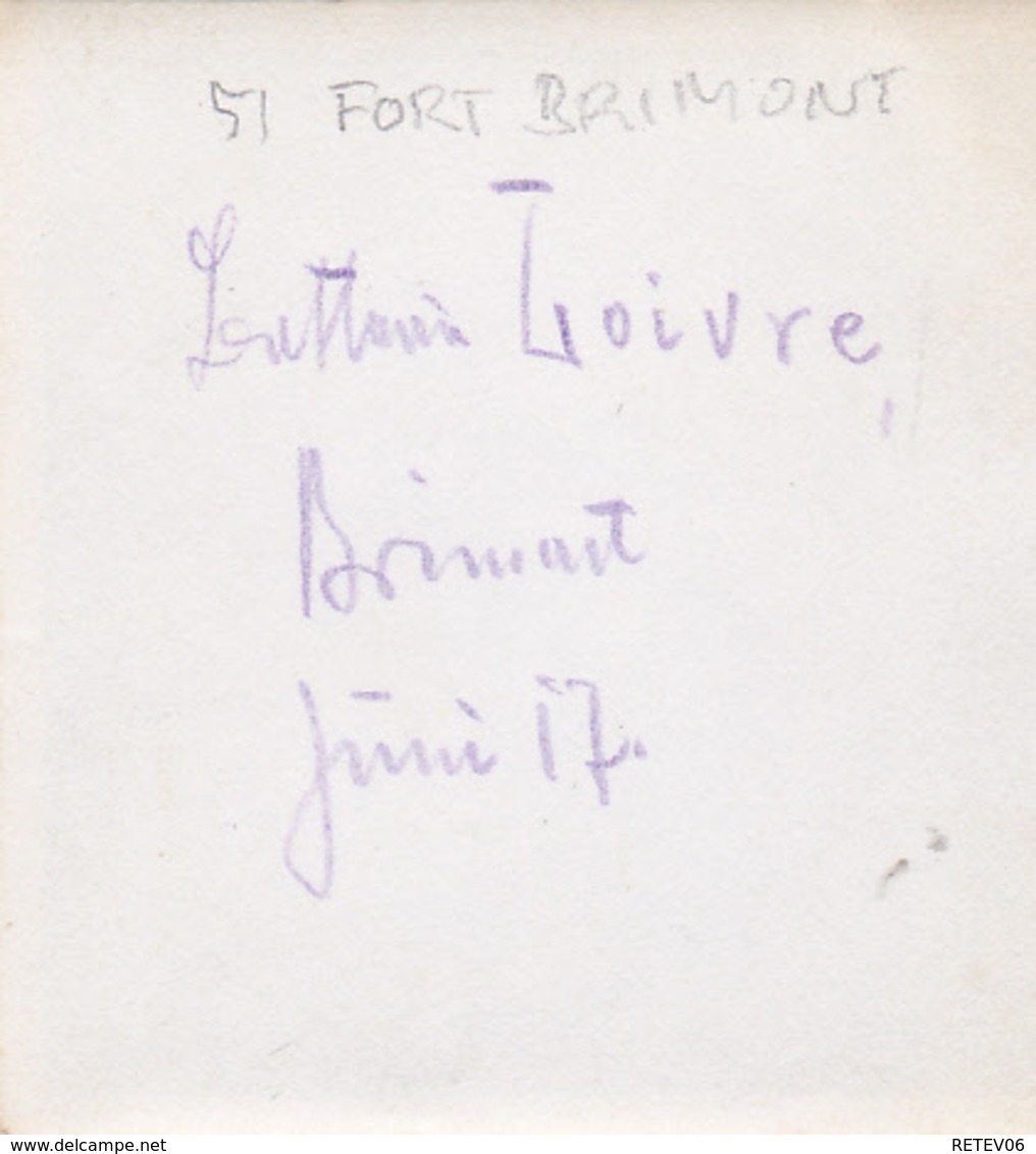 (54) - FORT Brimont 3 X  Photo Allemande 1° Weltkrieg - Autres & Non Classés