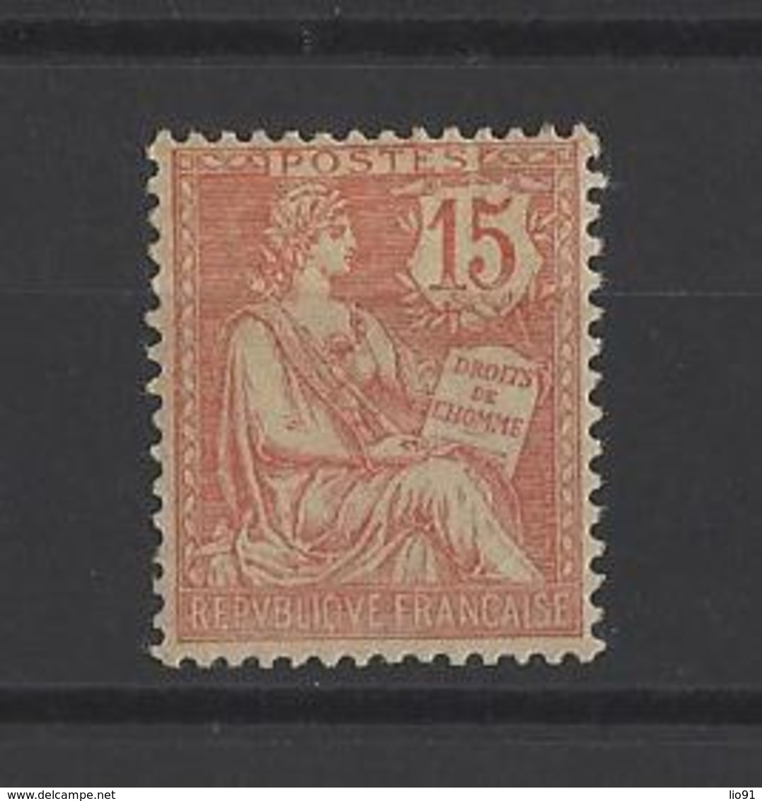 FRANCE.  YT  N° 125  Neuf **  1902 - 1900-02 Mouchon