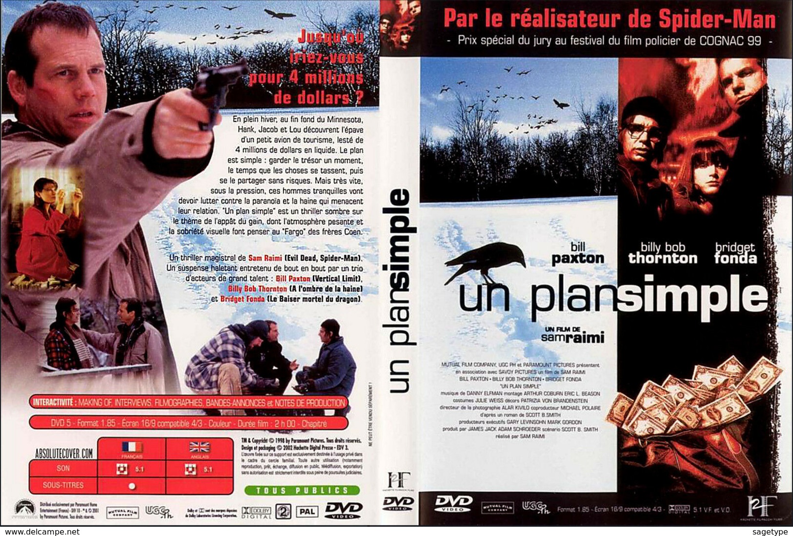 DVD UN PLAN SIMPLE - BILLY BOB THORNTON - BILL PAXTON - BRIDGET FONDA - Non Réembalé (1) - Drame