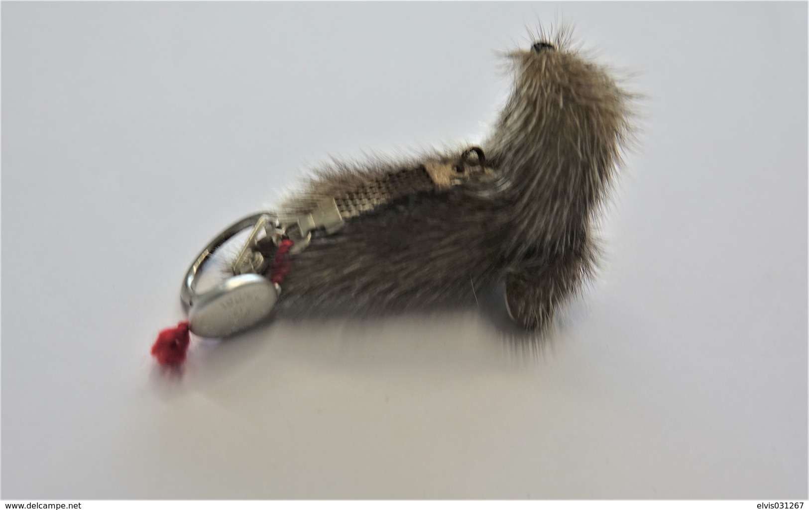 Vintage KEYCHAIN : GERMAN ALTMANN REAL FUR SEAL - Collectable -  RaRe - 1970's - Porte-cles - Porte-clefs