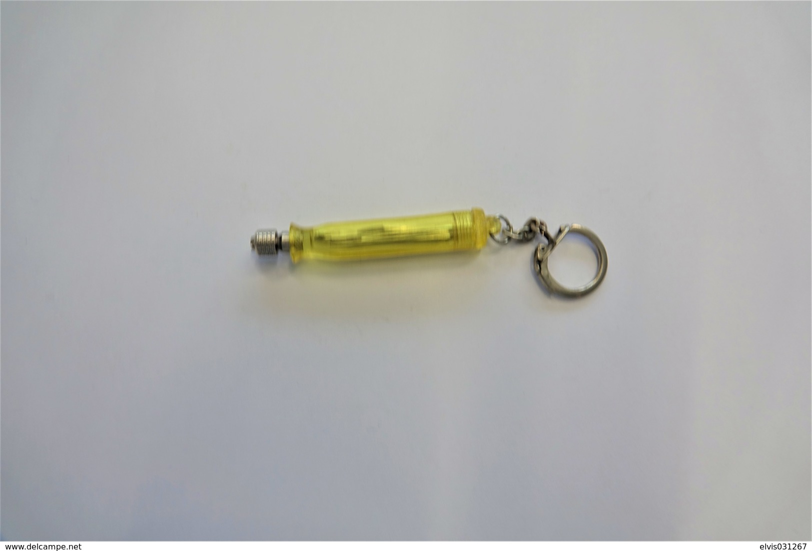 Vintage KEYCHAIN : MINIATURE TOOL SCREWDRIVER - RaRe - 1970's - Porte-cles - Porte-clefs