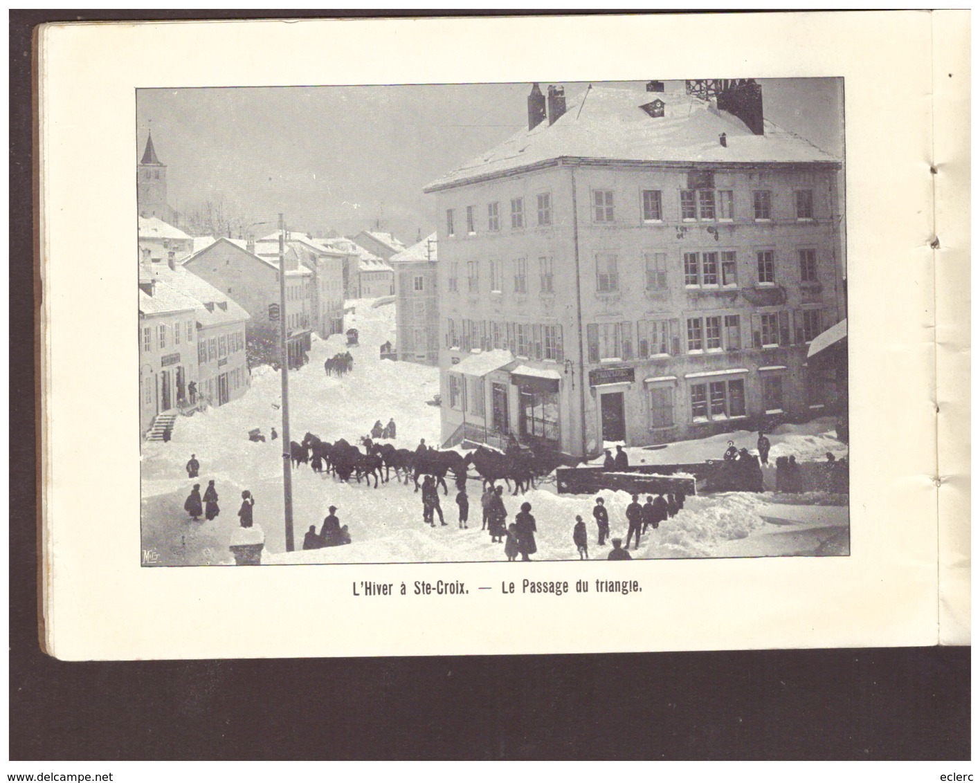 LIVRET 32 PAGES - LA CHAUX DE FONDS, SAINTE CROIX ETC, SUR L'HIVER RIGOUREUX 1907 - BEAUCOUP DE PHOTOS DE TRAINS - - La Chaux-de-Fonds