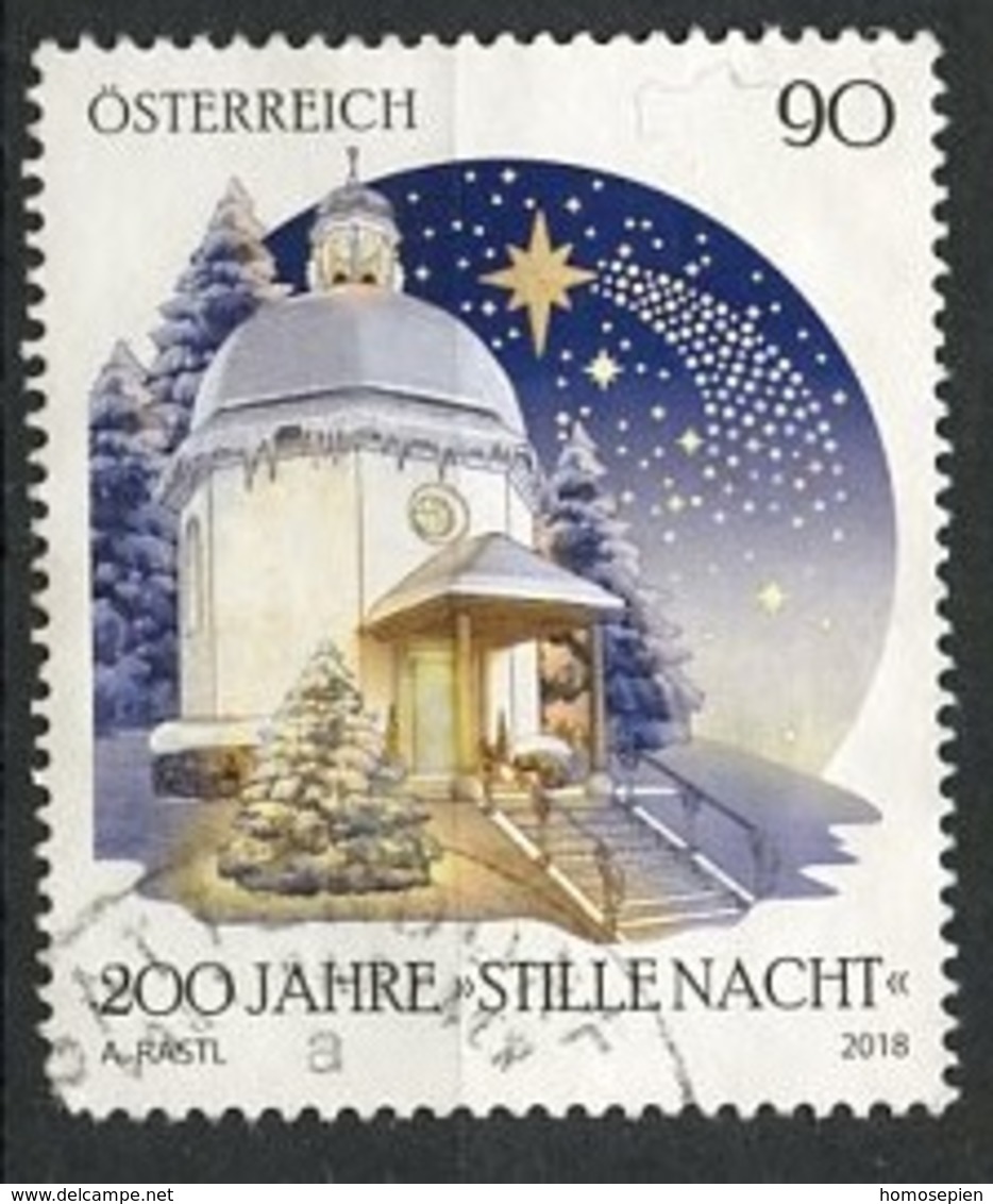 Autriche - Österreich - Austria 2018 Y&T N°(2) - Michel N°(?) (o) - 90c Nuit Des étoiles - Oblitérés