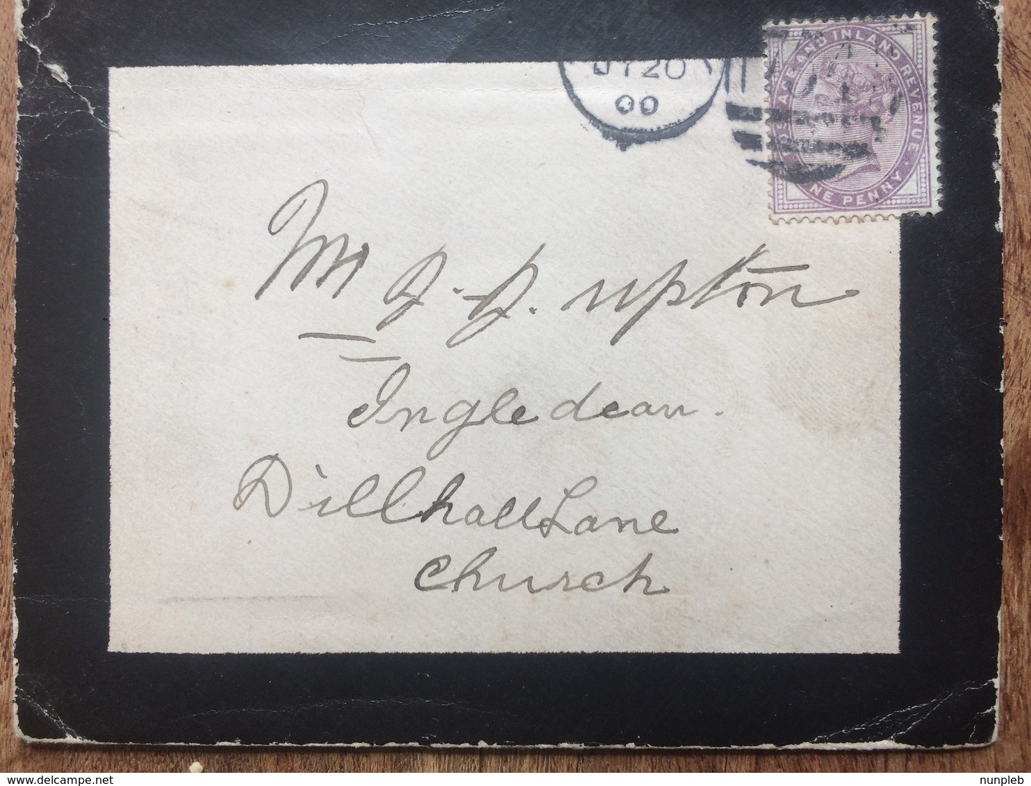 GB Victoria 1900 Mourning Cover To Accrington - Storia Postale