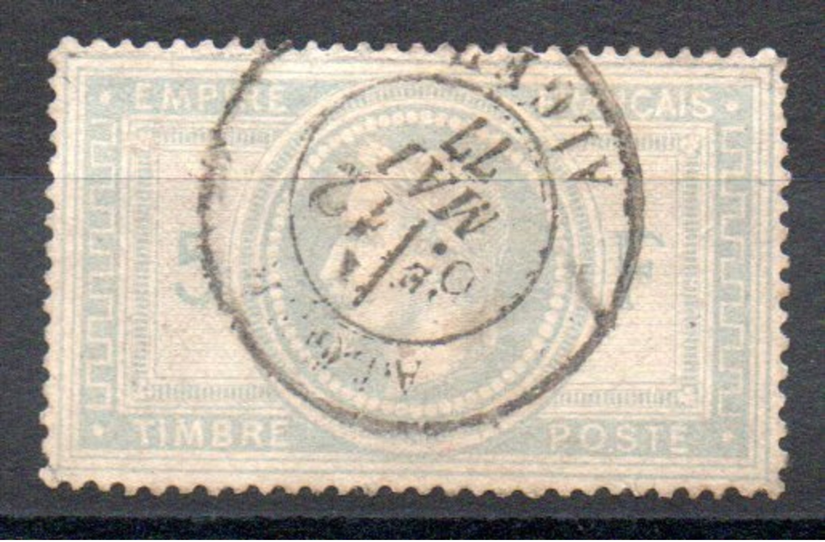 FRANCE - YT N° 33 Obl. Alger  - Cote: 1150,00 € - 1863-1870 Napoléon III Con Laureles
