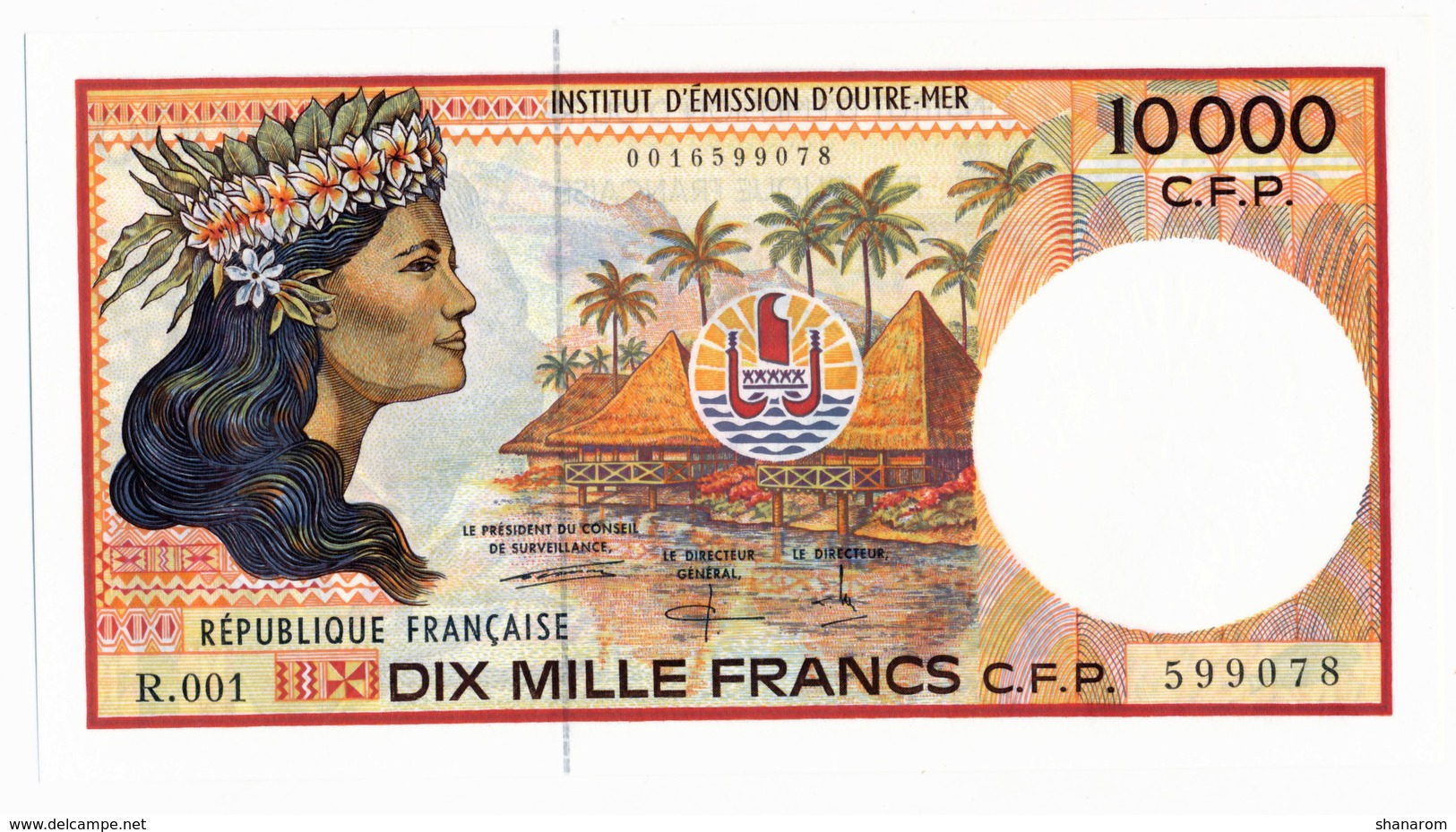 INSTITUT D'EMISSION D'OUTRE MER // Dix Mille Francs // SPL - Autres - Océanie