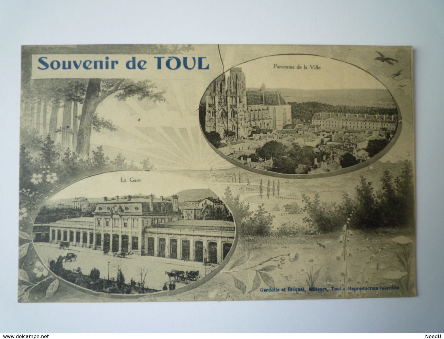 GP 2019 - 1232  TOUL  (Meurthe-et-Moselle)  :  Carte Multivue  "Souvenir De TOUL"   1915   XXX - Toul