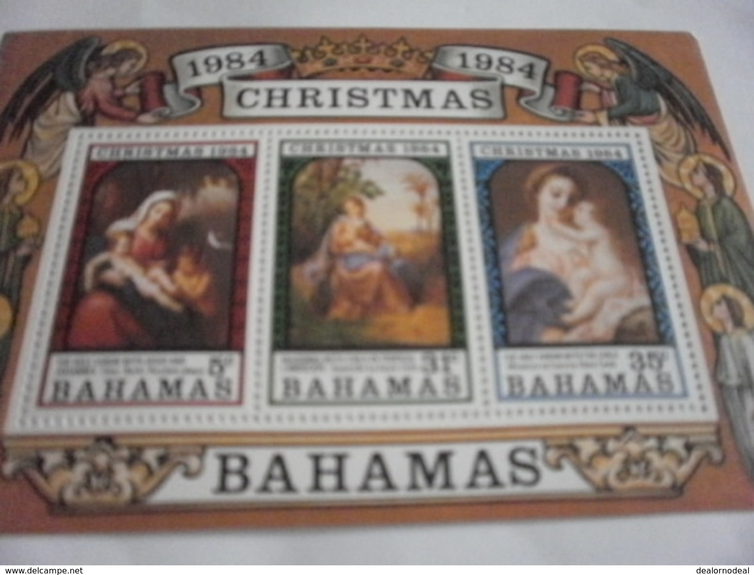 Miniature Sheet Perf Christmas 1984 - Bahamas (1973-...)