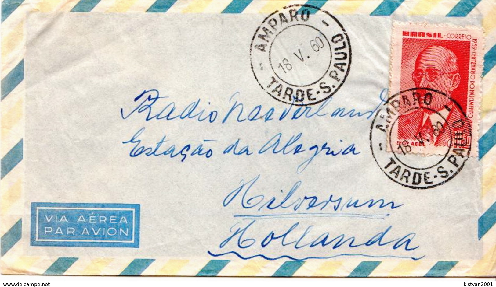 Postal History Cover: Brazil Stamp On Cover - Covers & Documents