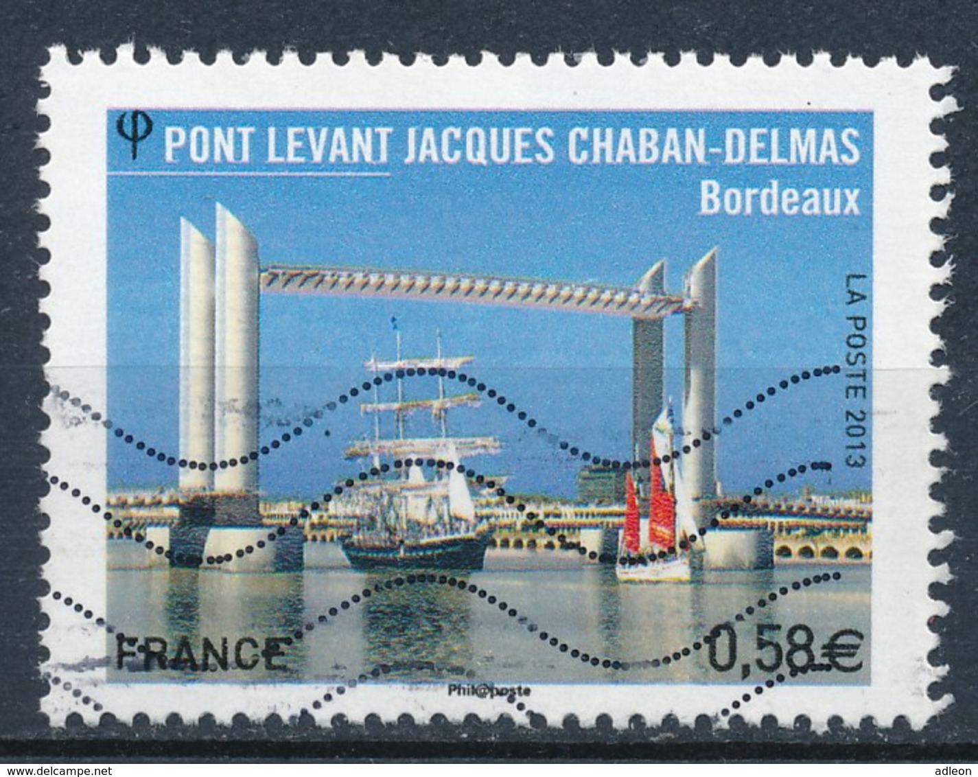 France - Pont Chaban-Delmas Bordeaux YT 4734 Obl. Ondulations - Oblitérés