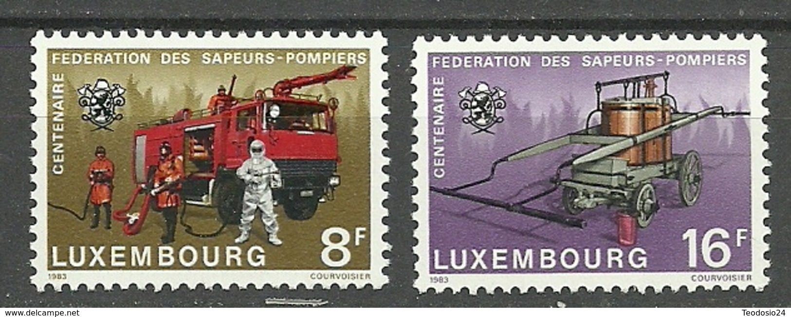 Luxemburgo 1983 Yt 1018 / 1019  ** Mnh - Nuevos