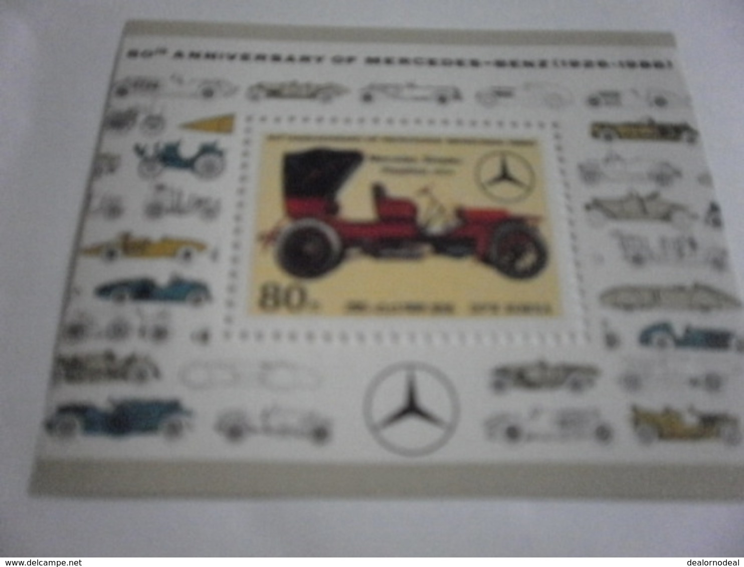 Miniature Sheet Perf History Of The Motor Car Karl Benz - Korea, North