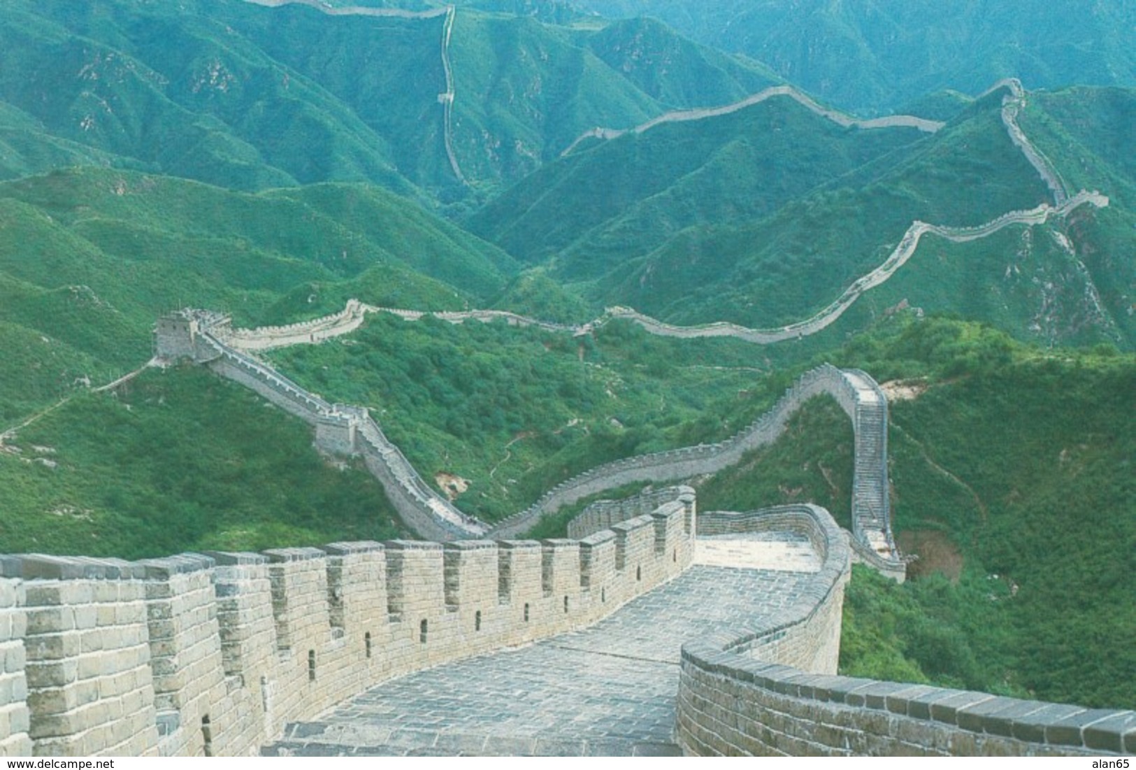 Great Wall Of China, C1990s/2000s Vintage Postcard - China