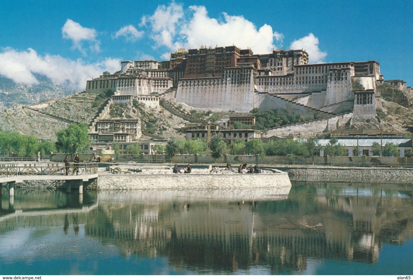 Lhasa Tibet, Potala Palace C1990s/2000s Vintage China Postcard - Tibet