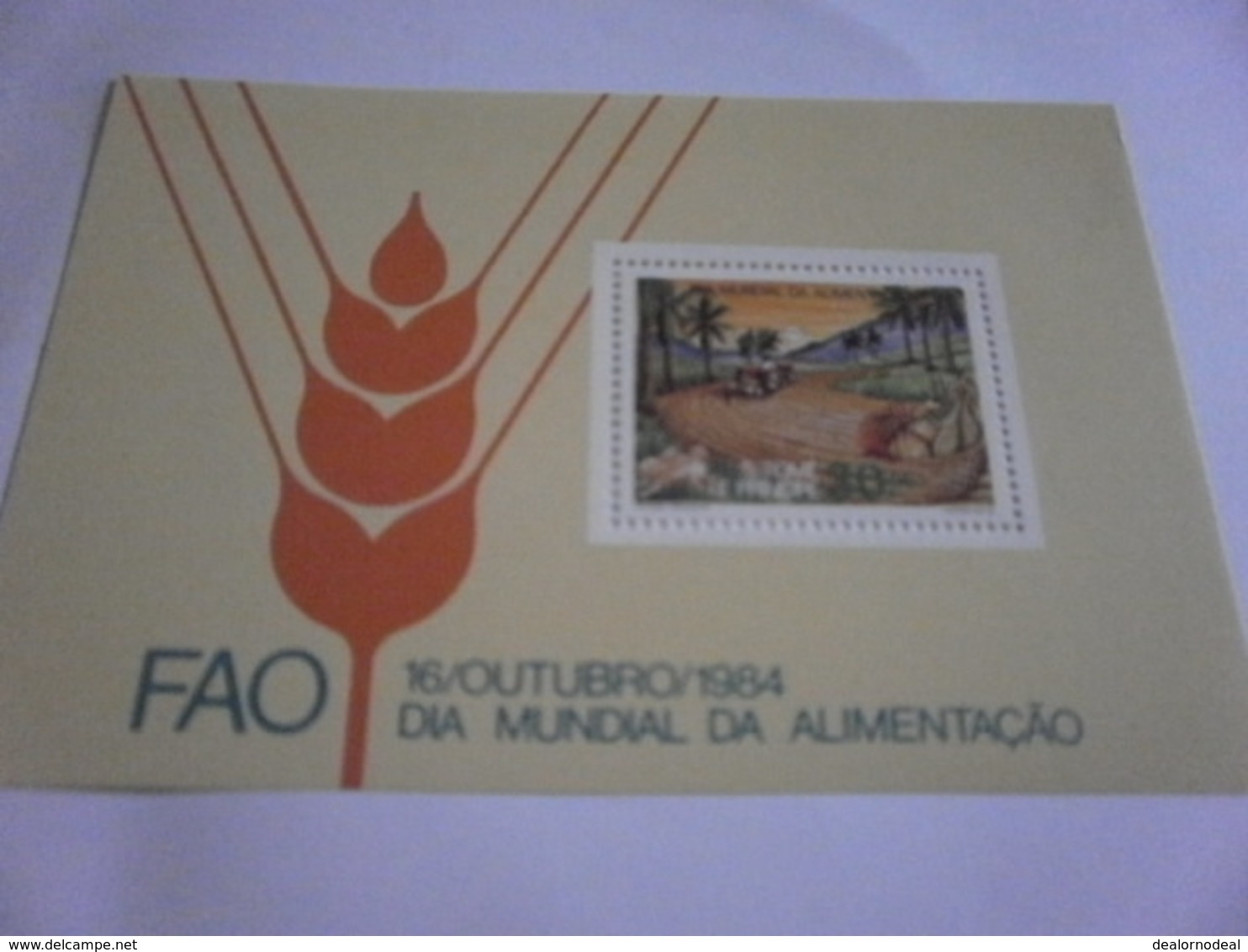 Miniature Sheet Perf  1984 World Food Day - Sao Tome And Principe