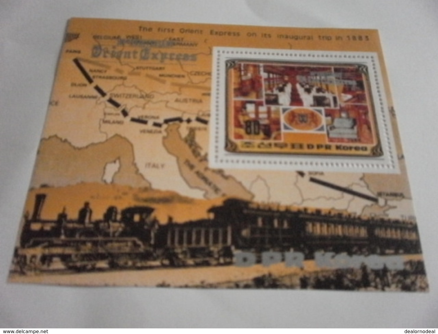 Miniature Sheet Perf  Orient Express 1984 - Korea, North