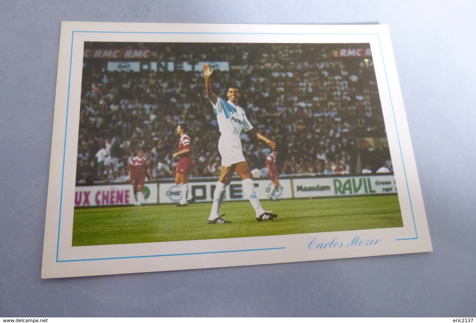 BELLE CARTE ...CARLOS MOZER ...OLYMPIQUE DE MARSEILLE ..BRESILIEN - Football