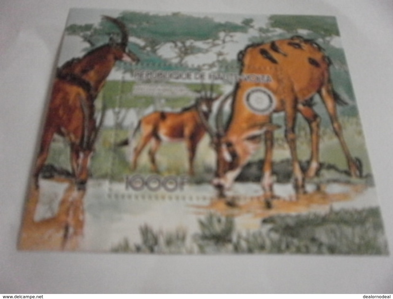 Miniature Sheet Perf  Antelope Republic Of Haute-Volta - Africa (Other)