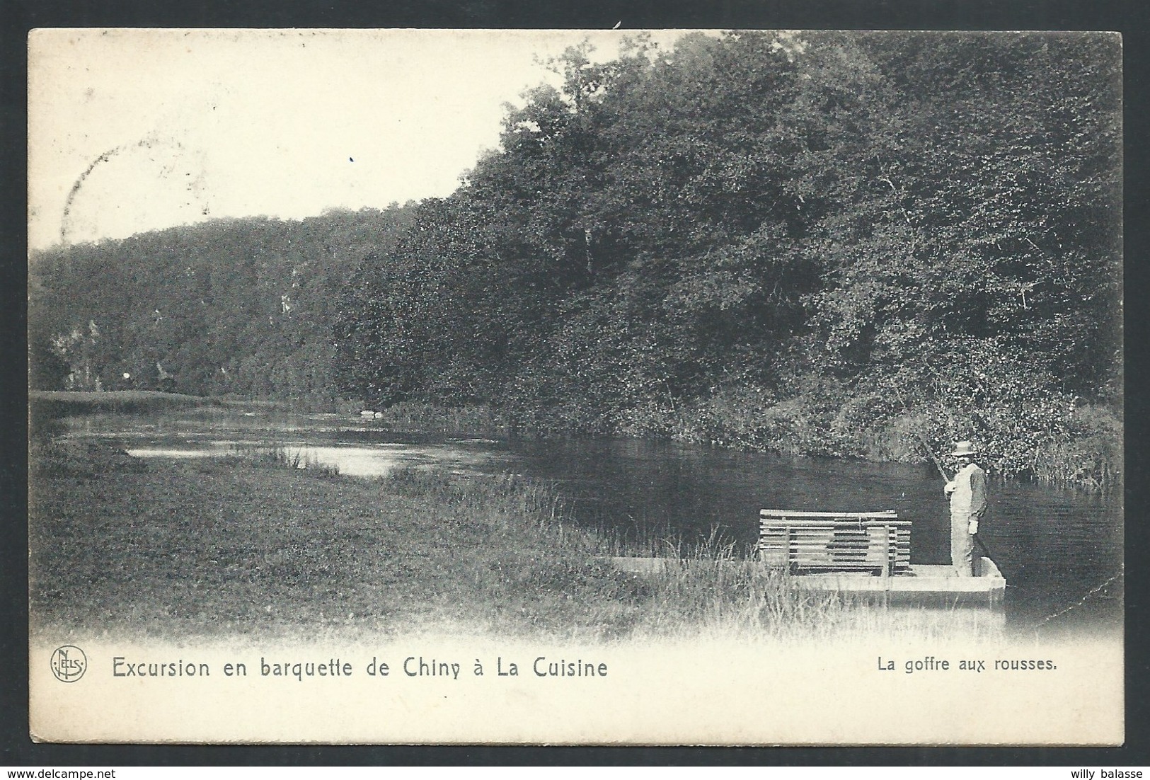 +++ CPA - Excursion En Barquette De CHINY à LA CUISINE - Nels Série 40 N° 36  // - Chiny