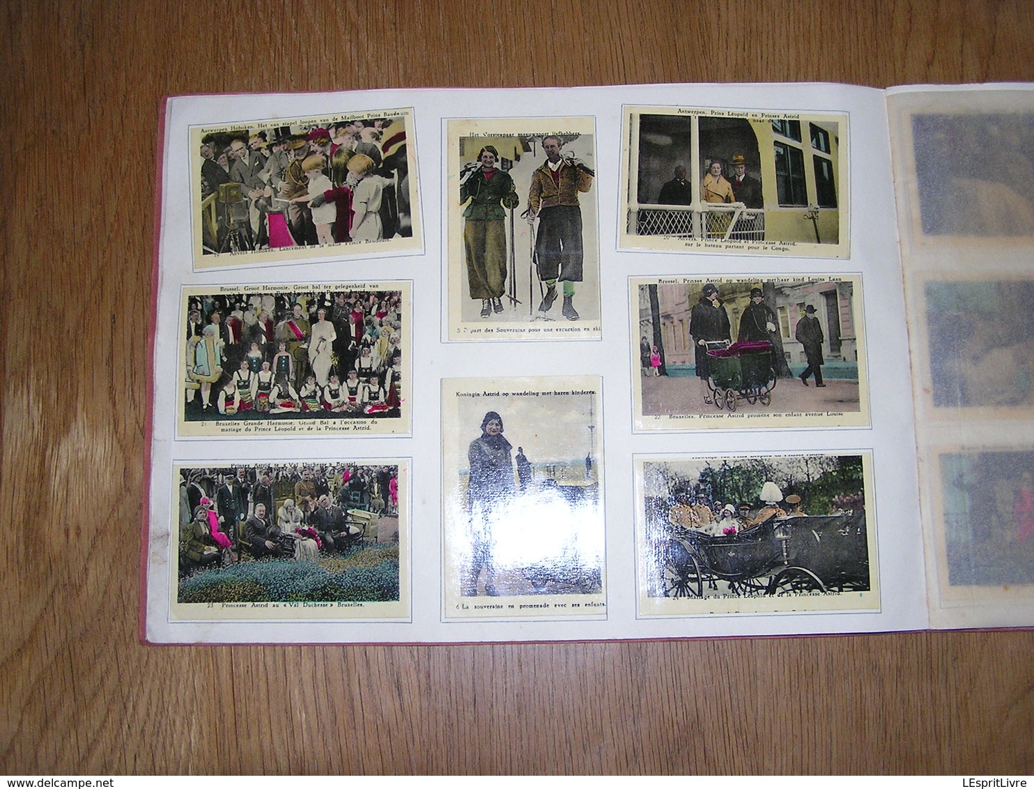 LA FAMILLE ROYALE Rare Album Chromos !!! DE KONINLIJKE FAMILIE België Belgique Chromo Confiserie VERDONCK Veurne Furnes - Autres & Non Classés