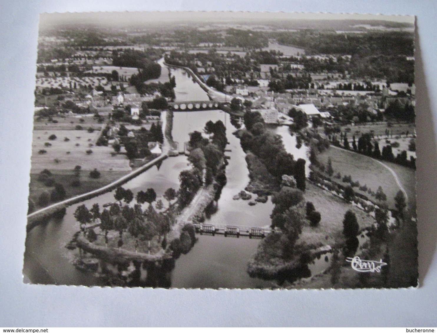 CPA  22 PONT-REAN Vue Aérienne Du Vannage De L'Ecluse  1967 TBE Petit Pli Bas Gauche - Autres & Non Classés