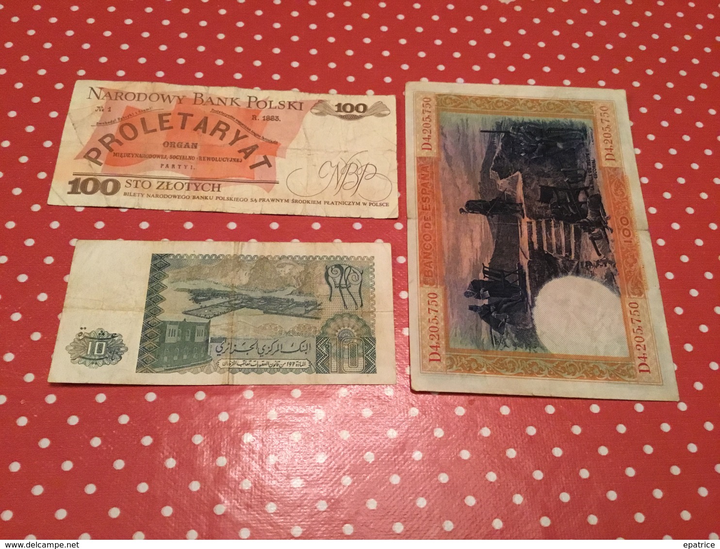 LOT DE 3 BILLETS Voir Le Scan - Vrac - Billets