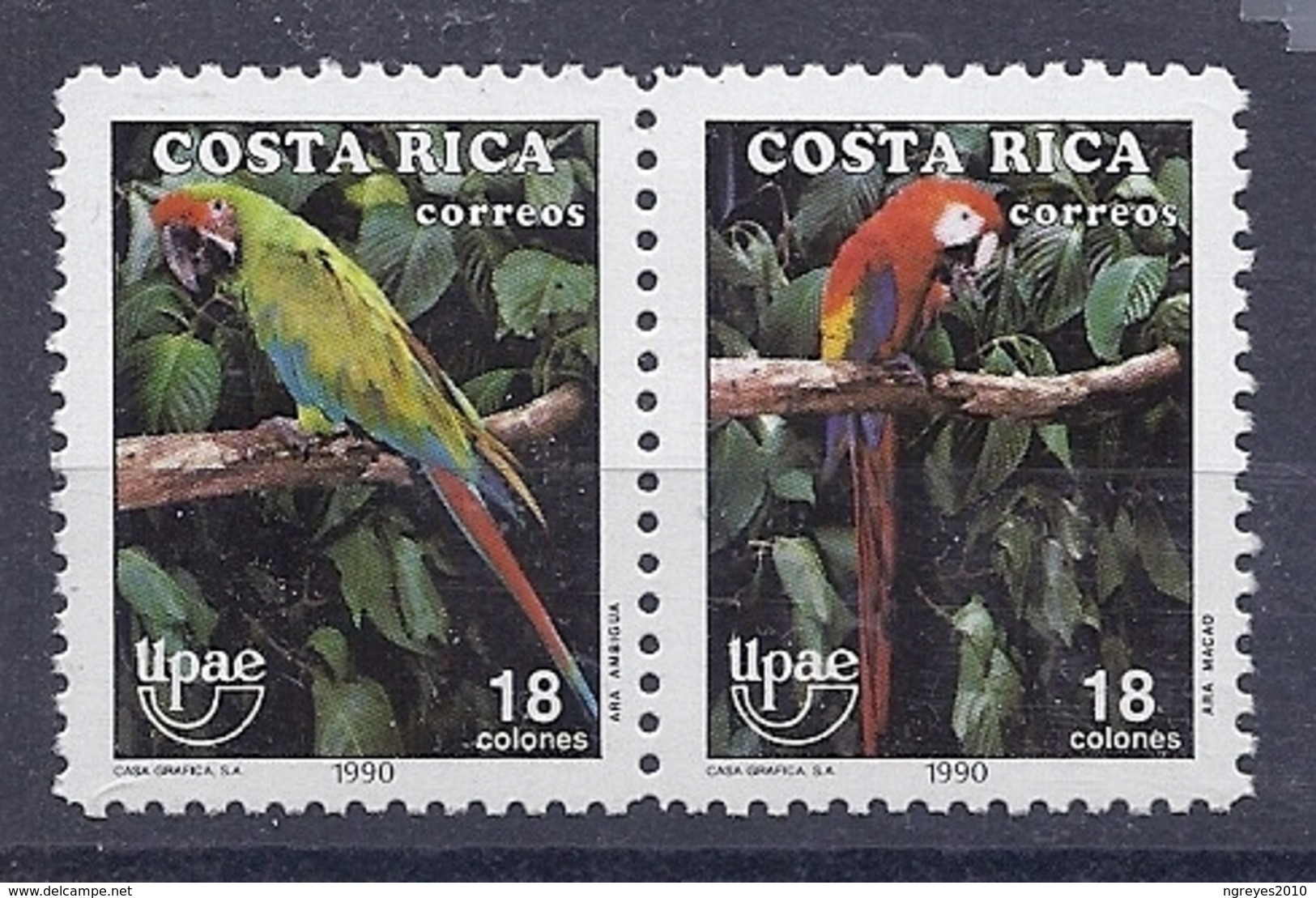 190031649   COSTA  RICA  YVERT    Nº  536/9  **/MNH - Costa Rica