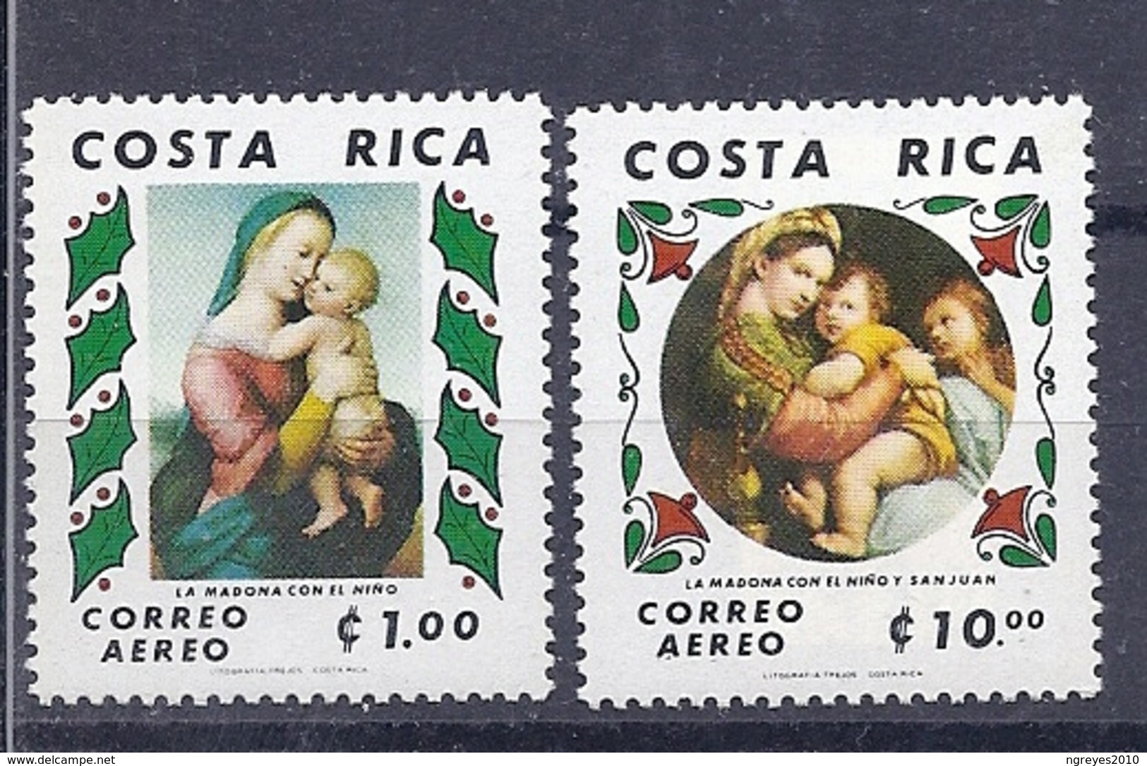 190031650   COSTA  RICA  YVERT    AEREO  Nº  790/1  **/MNH - Costa Rica