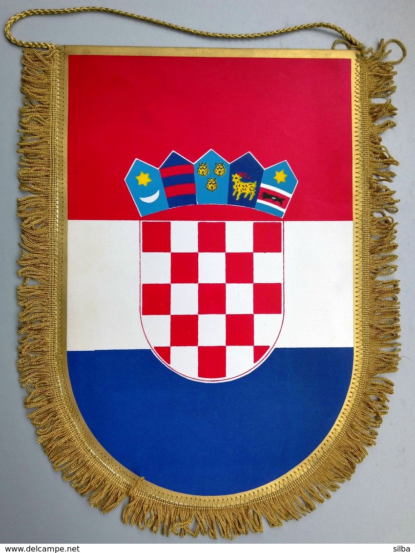 Basketball / Flag, Pennant / Croatia / Croatian Basketball Federation / HKS - Hrvatski Kosarkaski Savez - Apparel, Souvenirs & Other