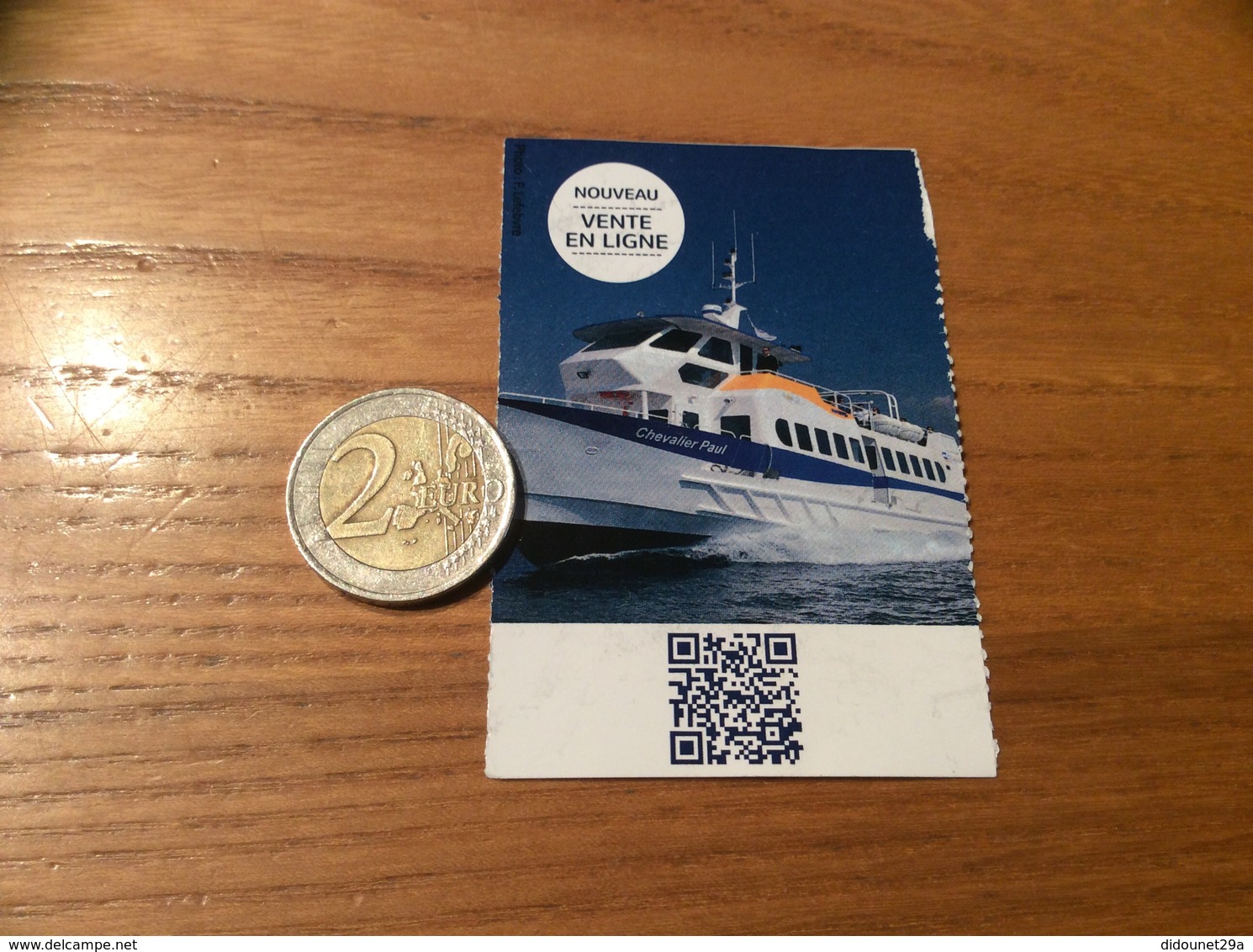 Ticket De Transport (bateau) «A/R FRIOUL - Chevalier Paul » (Marseille 13) - Europa