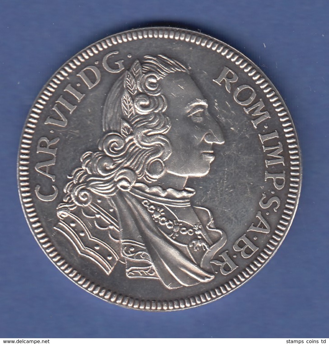 Silber Medaille ähnlich Alter Münze Von 1742, Neue Moderne Prägung, 28,86g Ag999 - Altri & Non Classificati